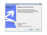 MailRecovery Server screenshot